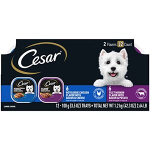 CESAR Soft Wet Dog Food Loaf in Sauce