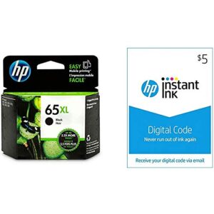 HP 65XL Ink | 1 Black Ink Cartridge | Plus