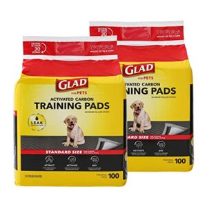 Glad for Pets Black Charcoal Puppy Pads