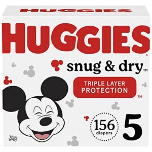 Huggies Snug & Dry Baby Diapers, Size