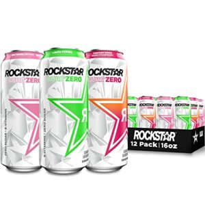 Rockstar Pure Zero Energy Drink,3 Flavor